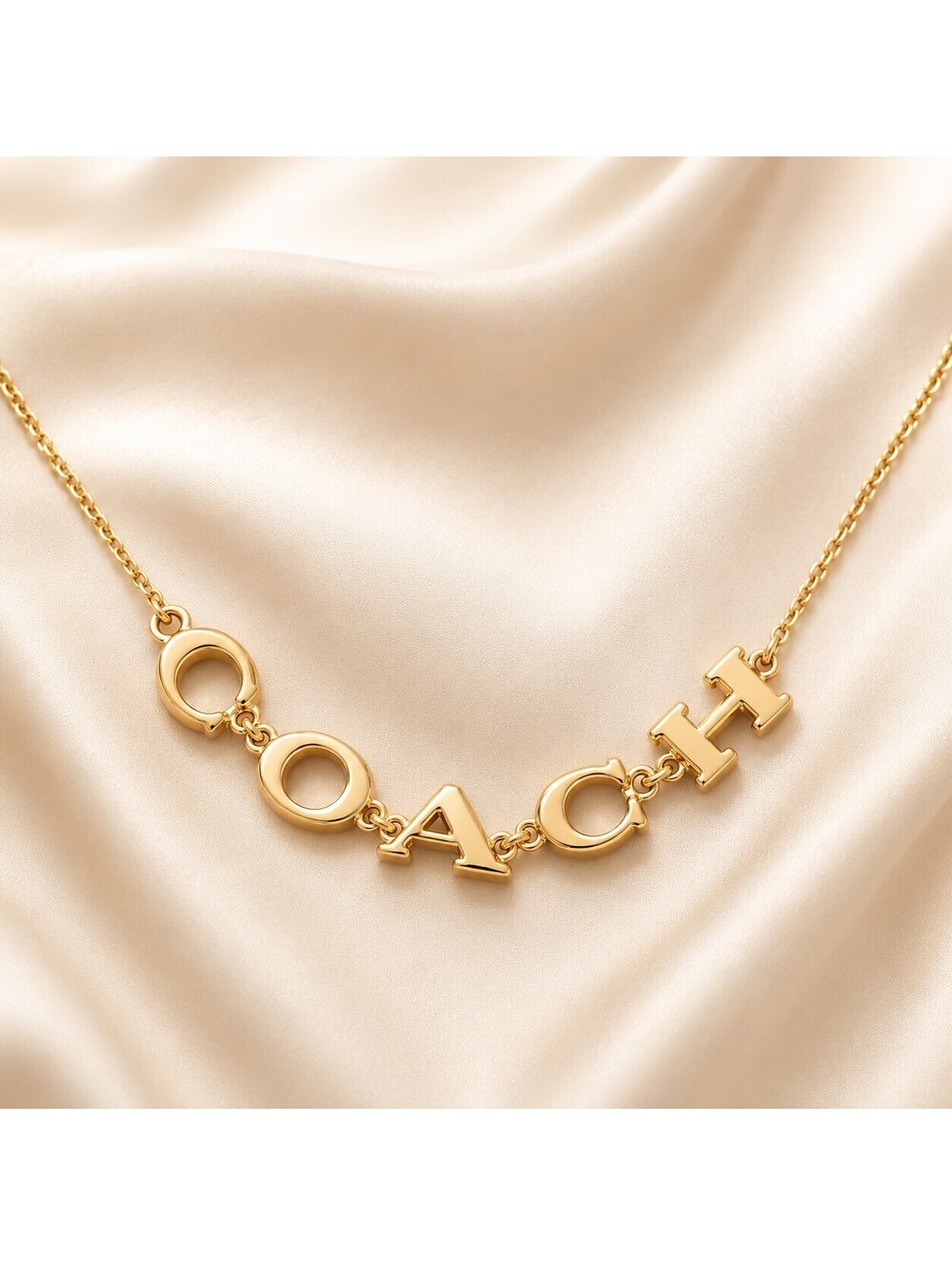 Coach Signature Sculpted Block Letter Station